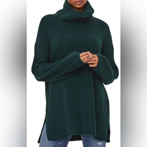 VERO MODA Sayla Cowl Neck Tunic Sweater - Picture 1 of 5